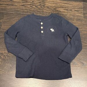 Abercrombie Kids Dark Blue Long Sleeve Tee